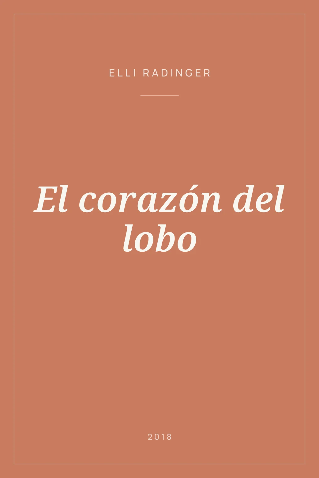 Portada de El corazón del lobo