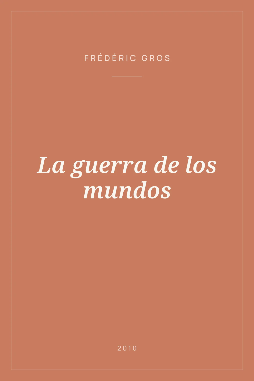 Portada de La guerra de los mundos