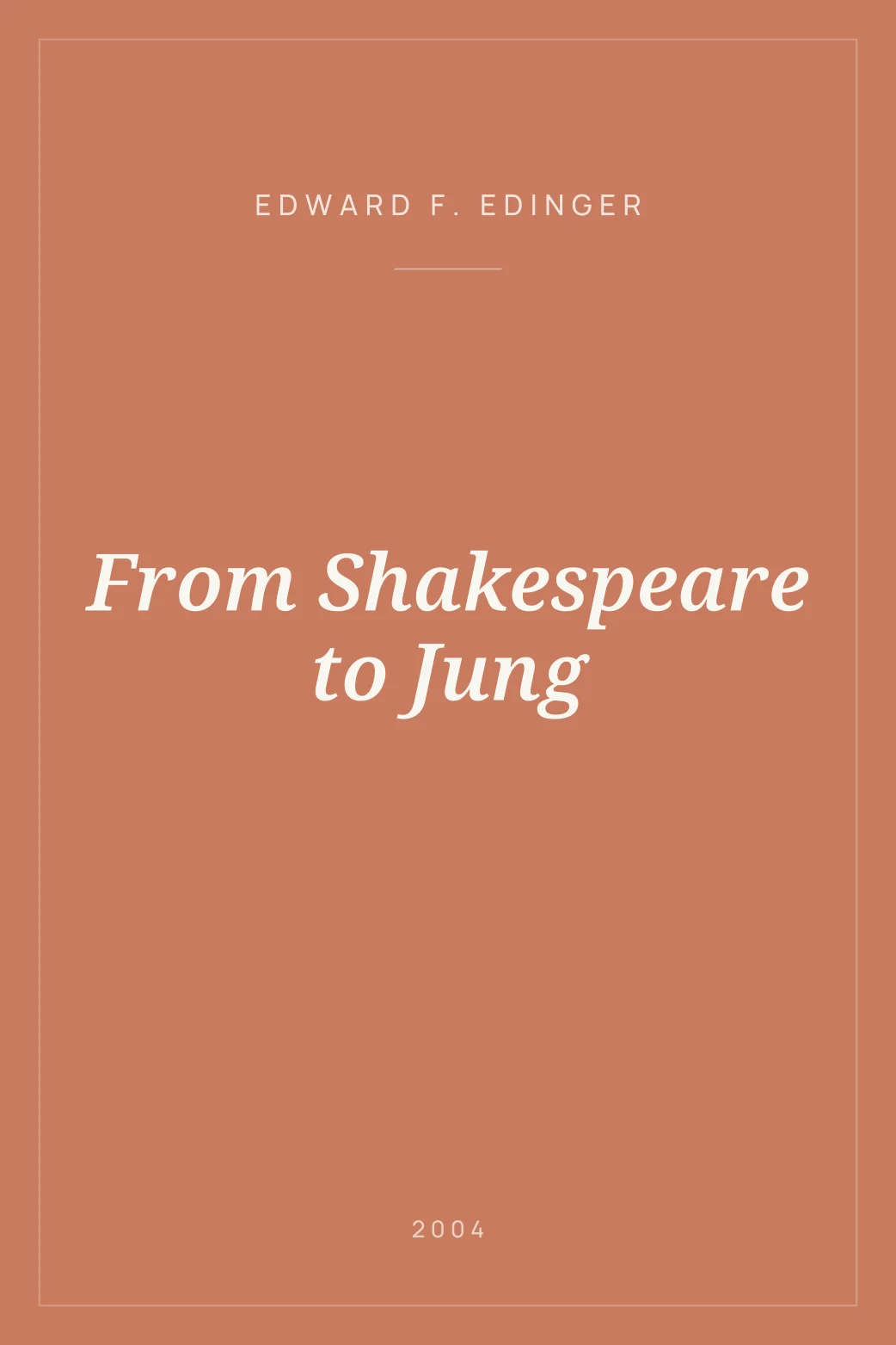Portada de From Shakespeare to Jung
