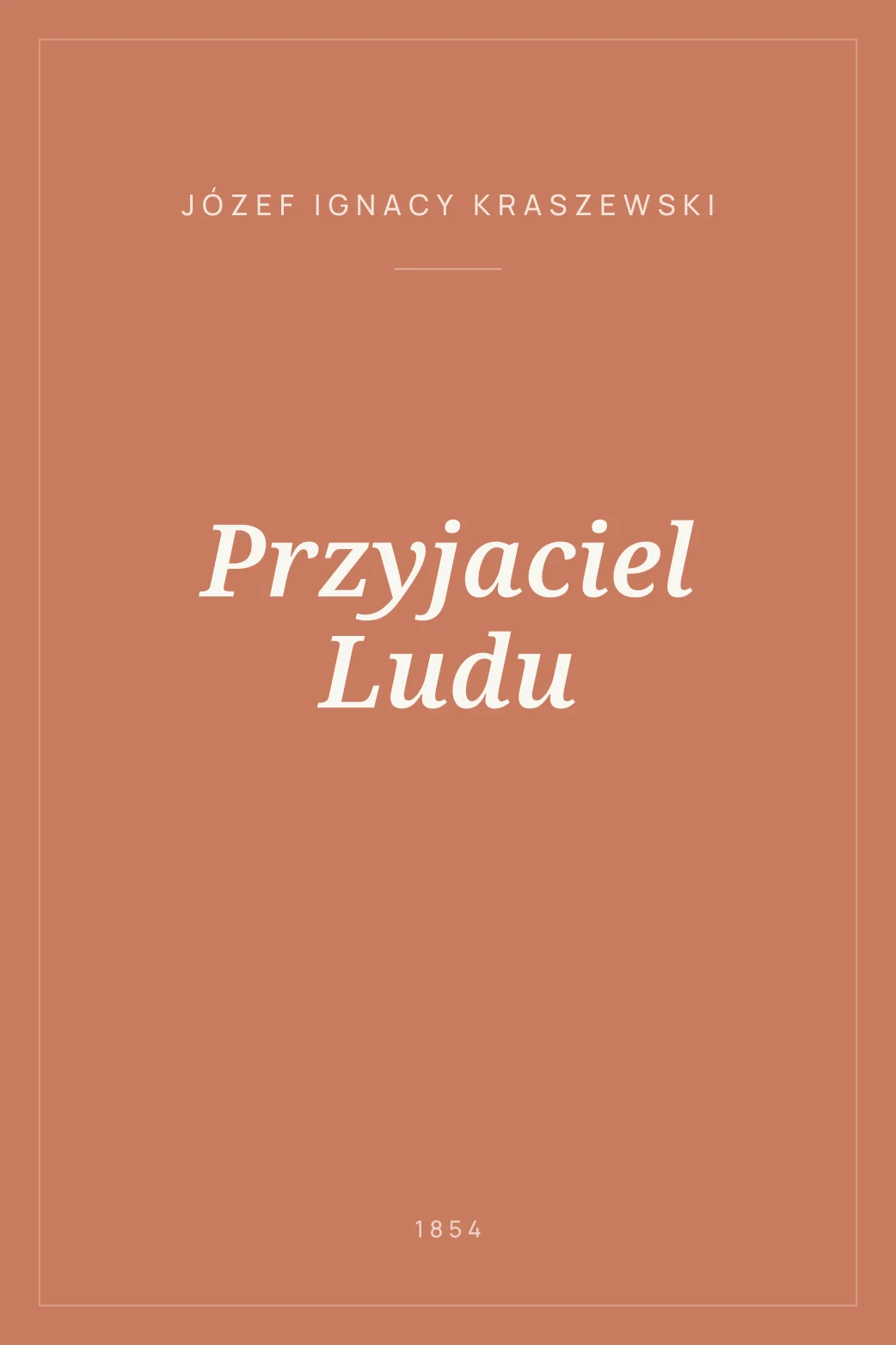 Portada de Przyjaciel Ludu