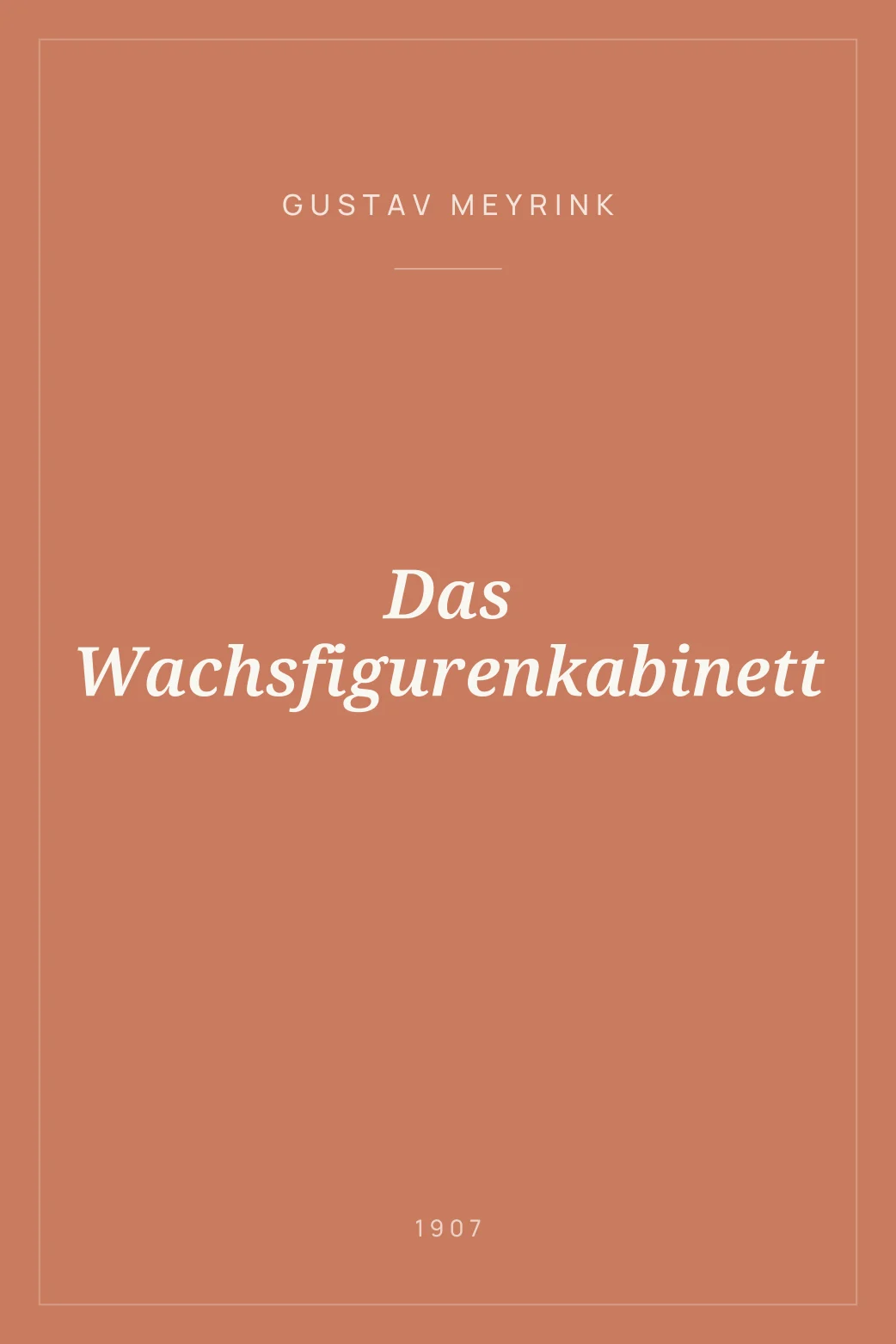 Portada de Das Wachsfigurenkabinett