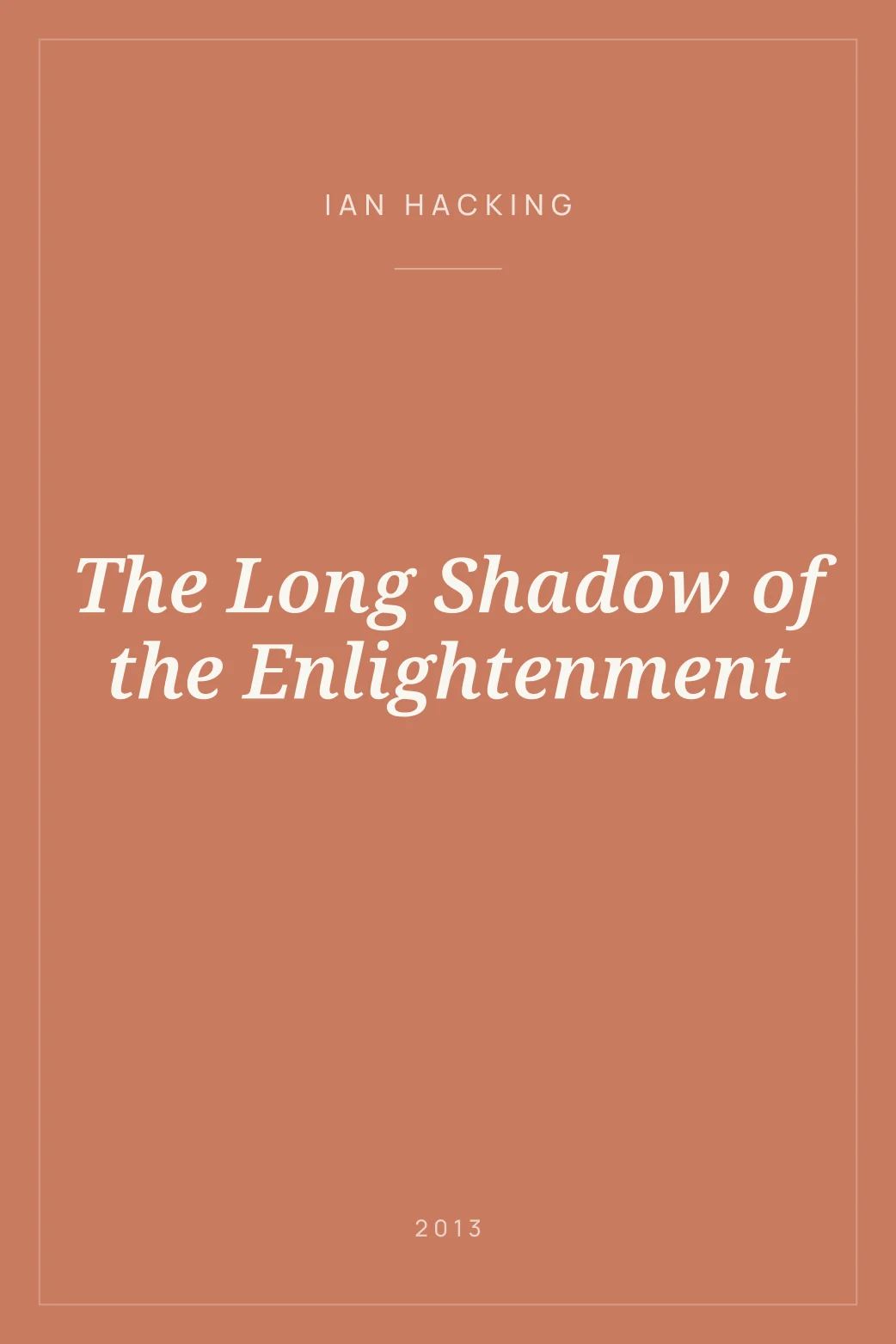Portada de The Long Shadow of the Enlightenment