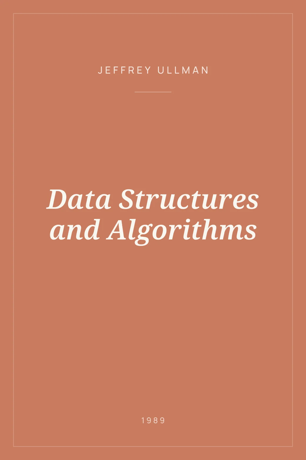 Portada de Data Structures and Algorithms