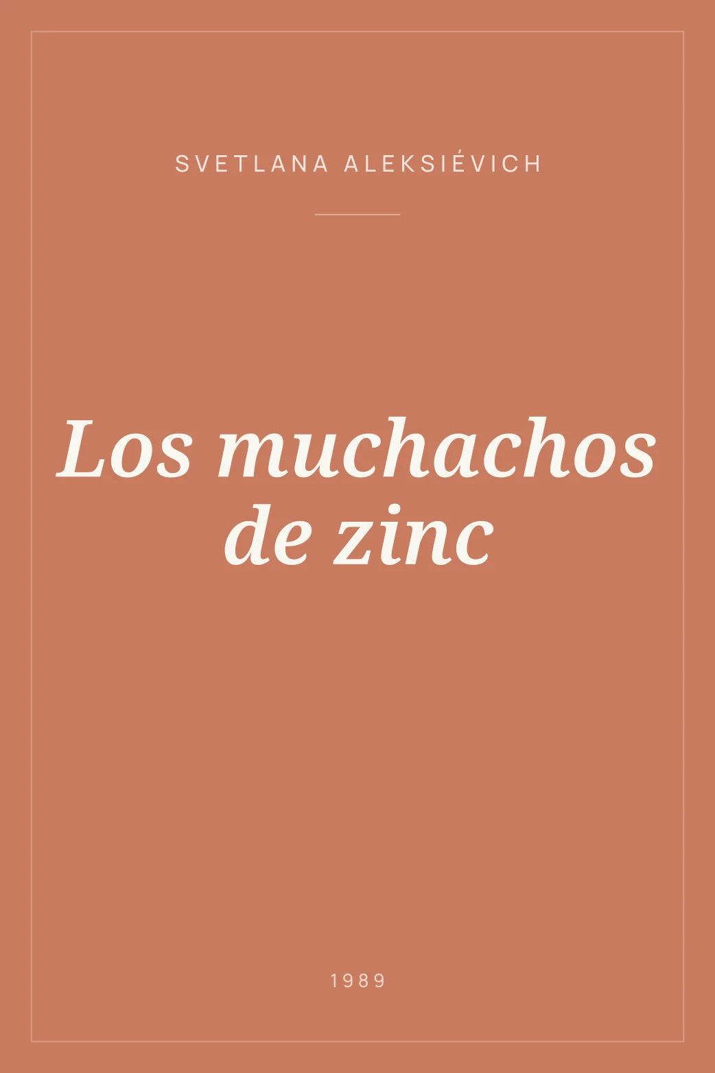 Portada de Los muchachos de zinc