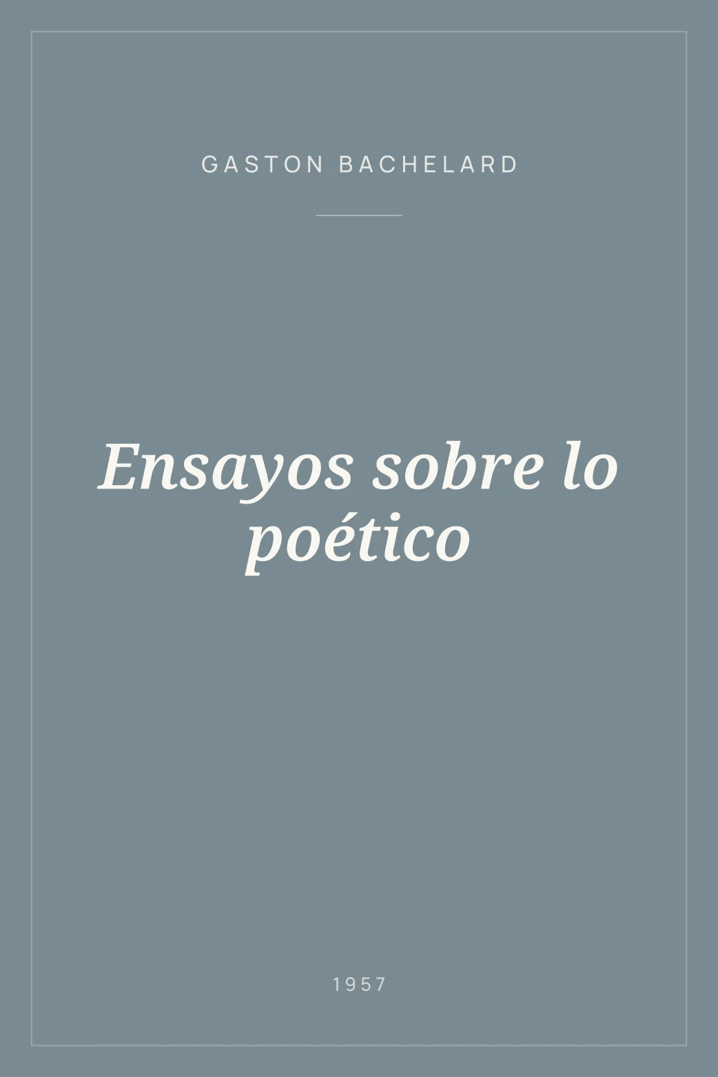 Portada de Ensayos sobre lo poético