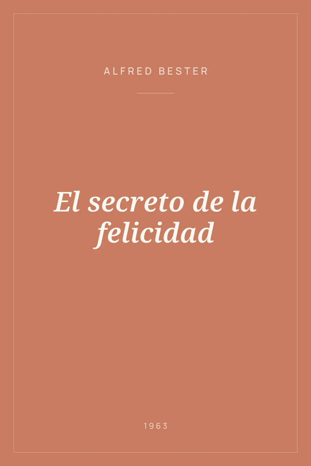 Portada de El secreto de la felicidad