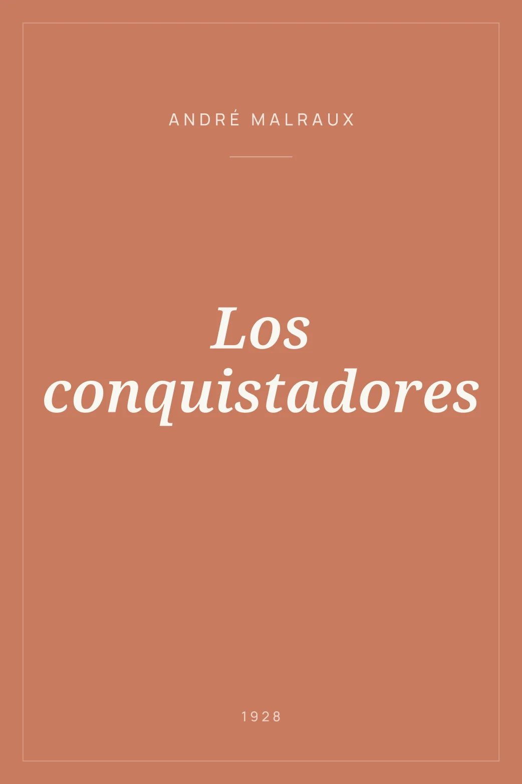 Portada de Los conquistadores