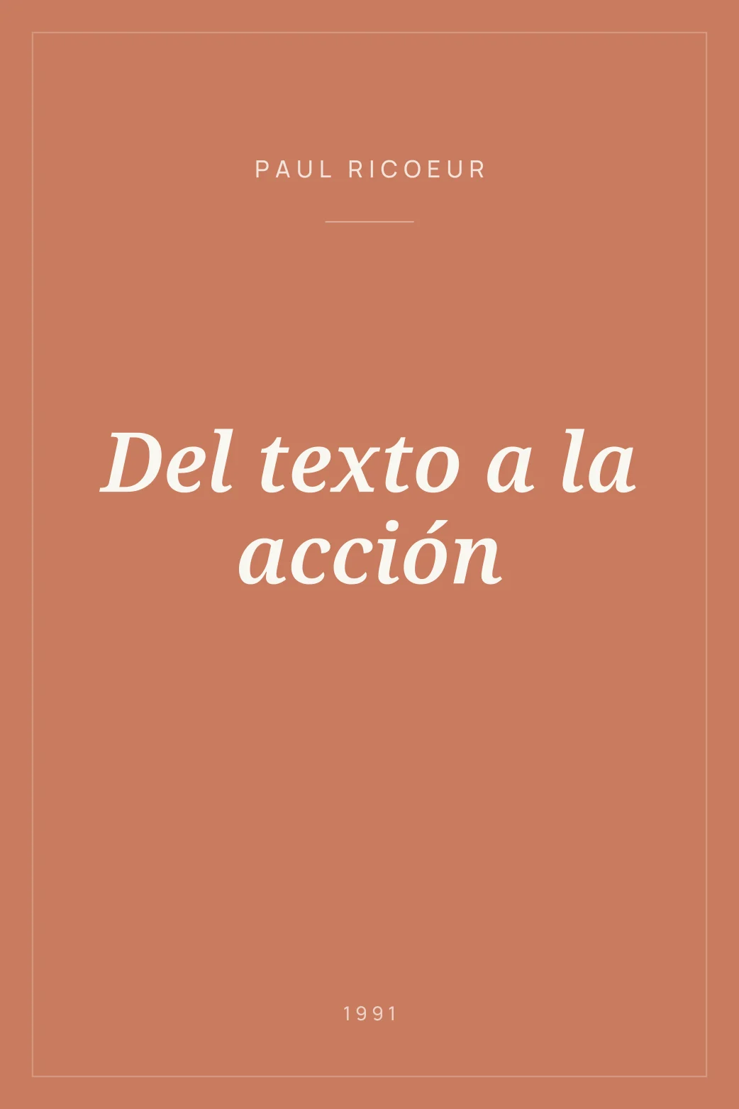 Portada de Del texto a la acción