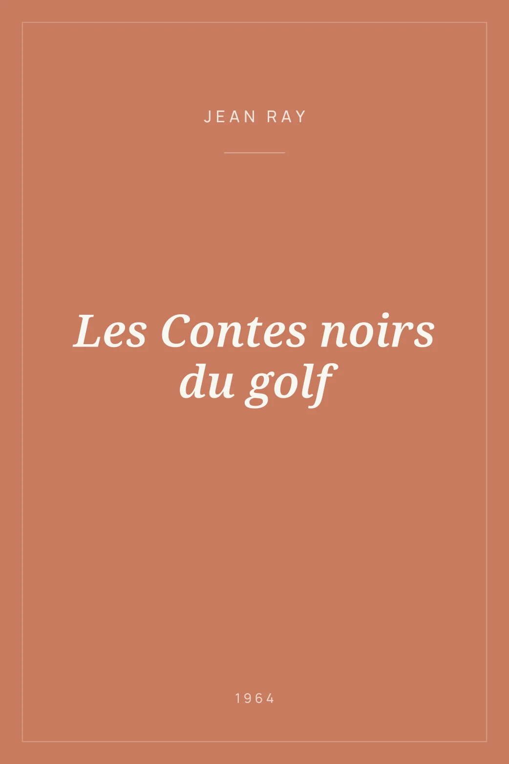 Portada de Les Contes noirs du golf