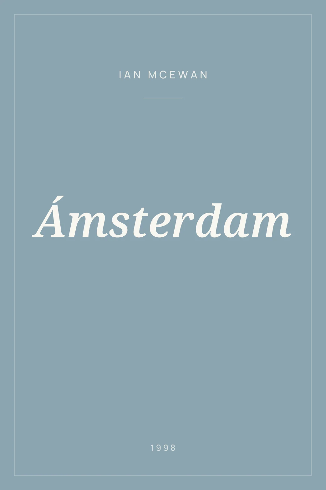 Portada de Ámsterdam
