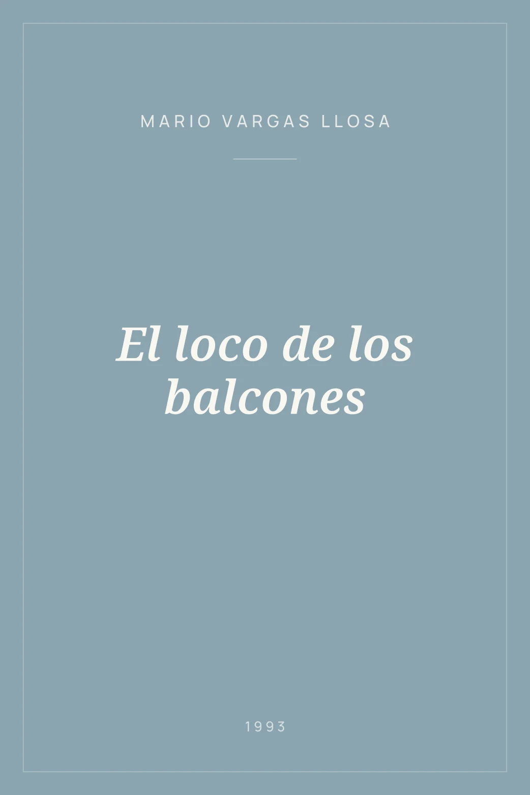 Portada de El loco de los balcones