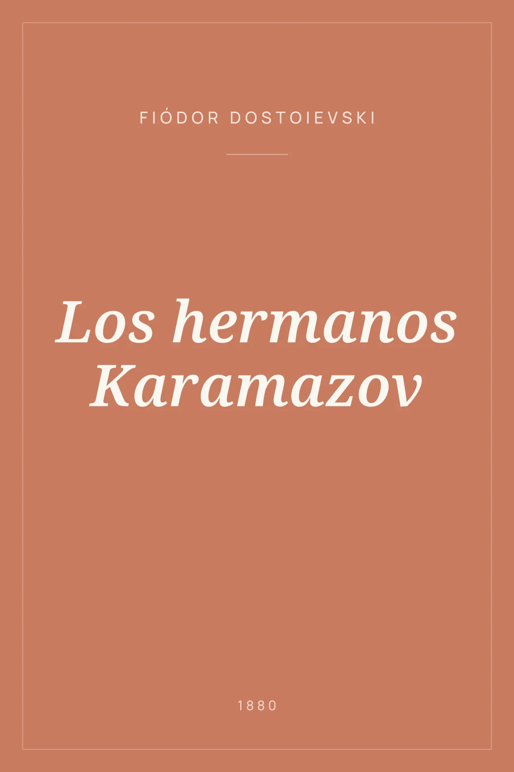 Portada de Los hermanos Karamazov