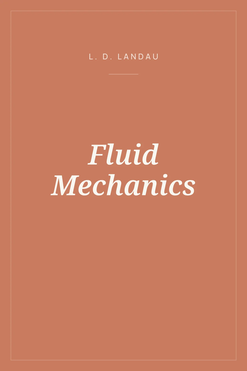 Portada de Fluid Mechanics