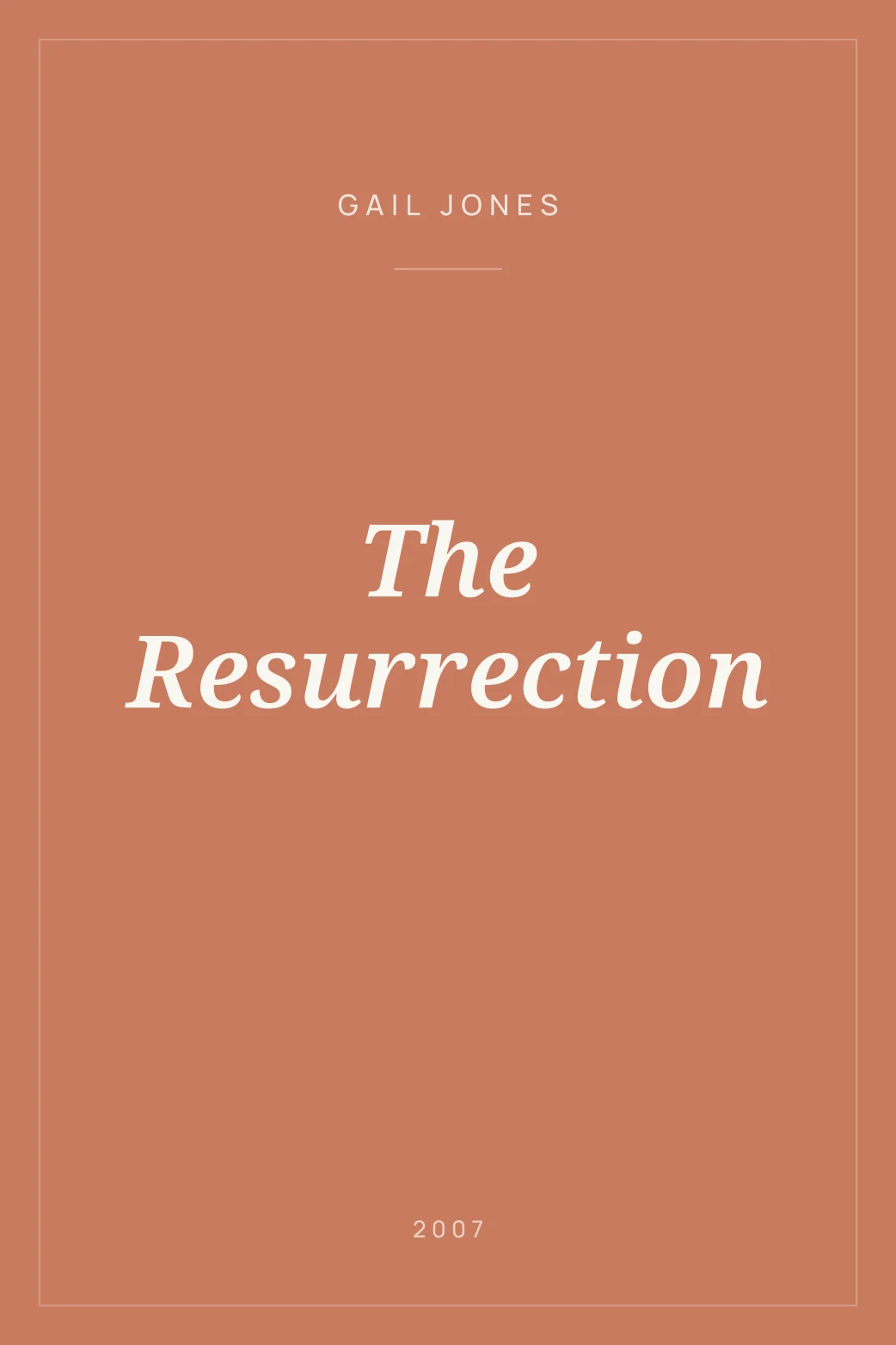 Portada de The Resurrection