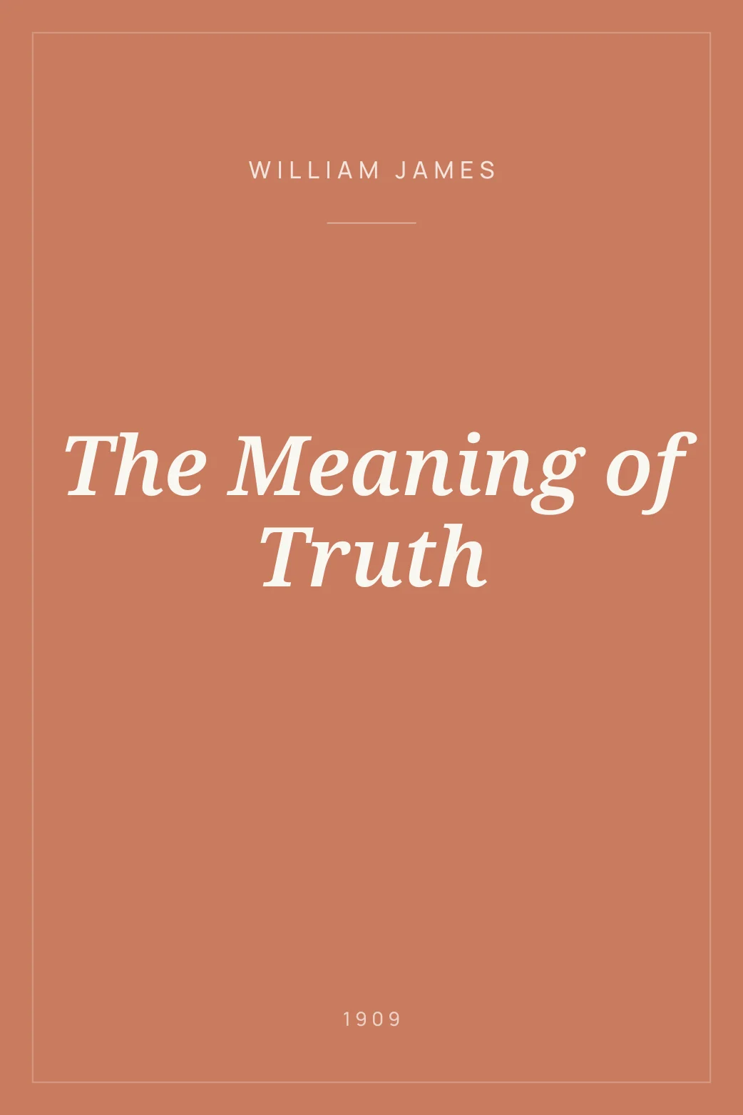 Portada de The Meaning of Truth