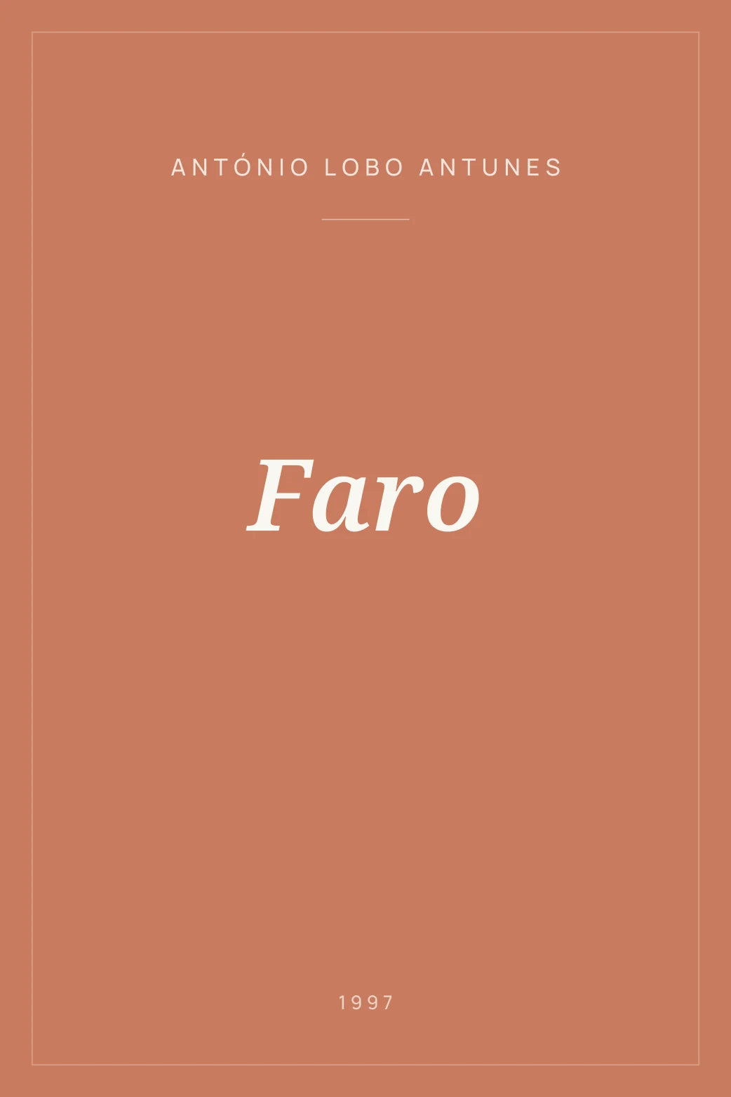 Portada de Faro
