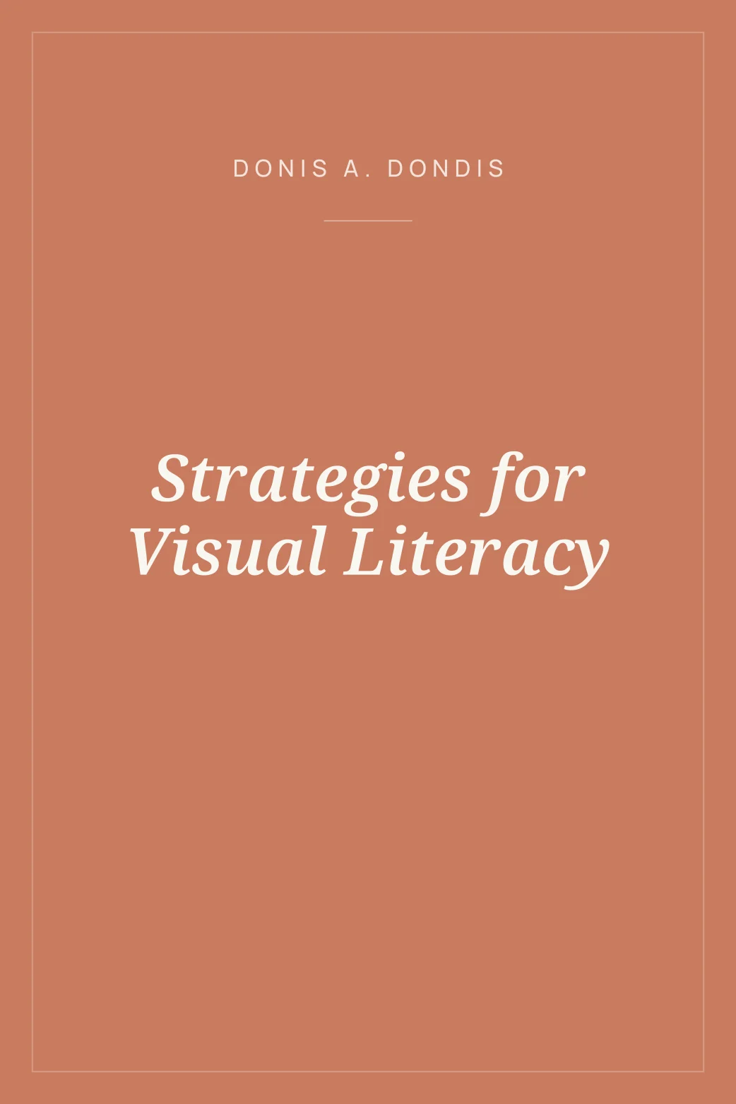 Portada de Strategies for Visual Literacy