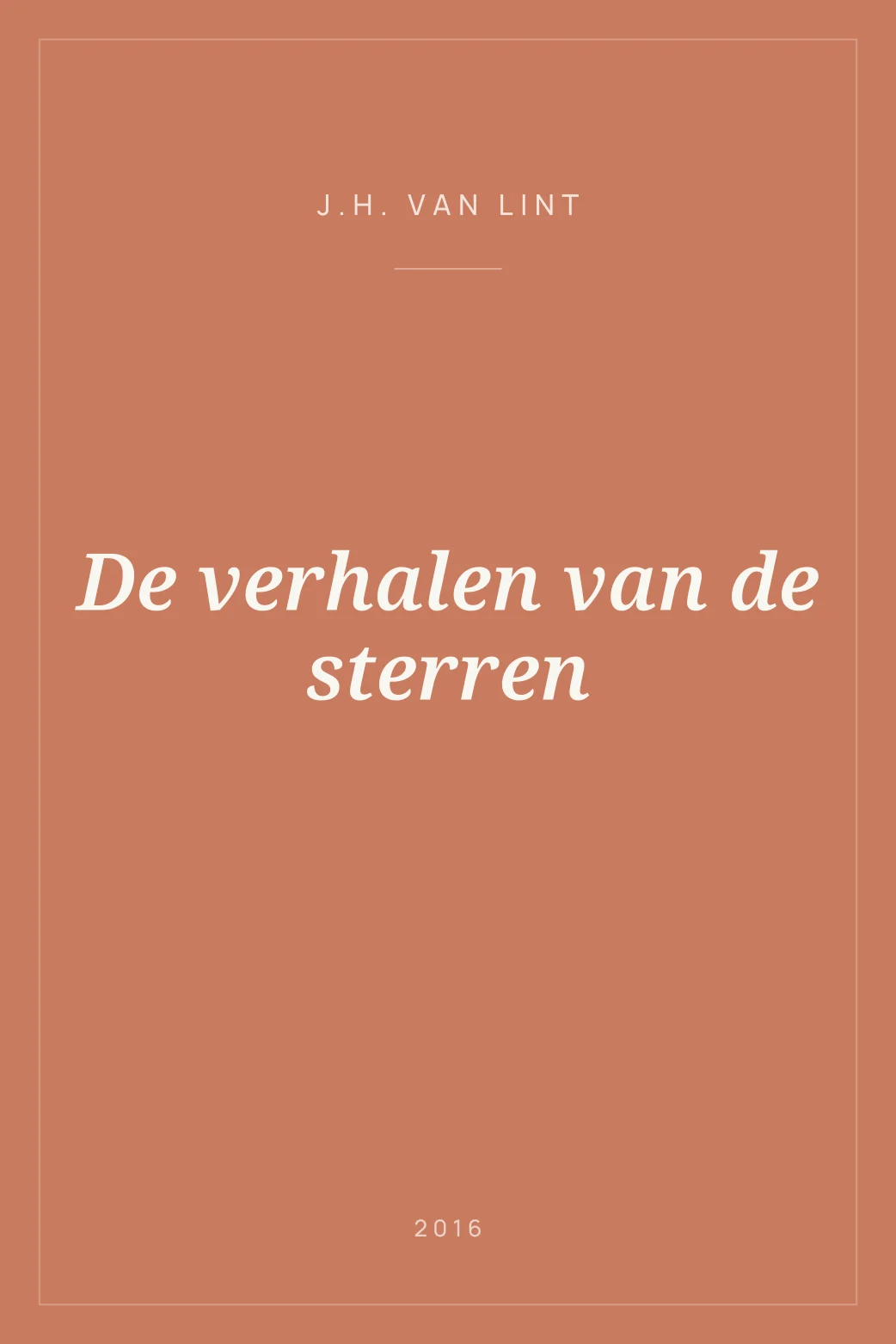 Portada de De verhalen van de sterren