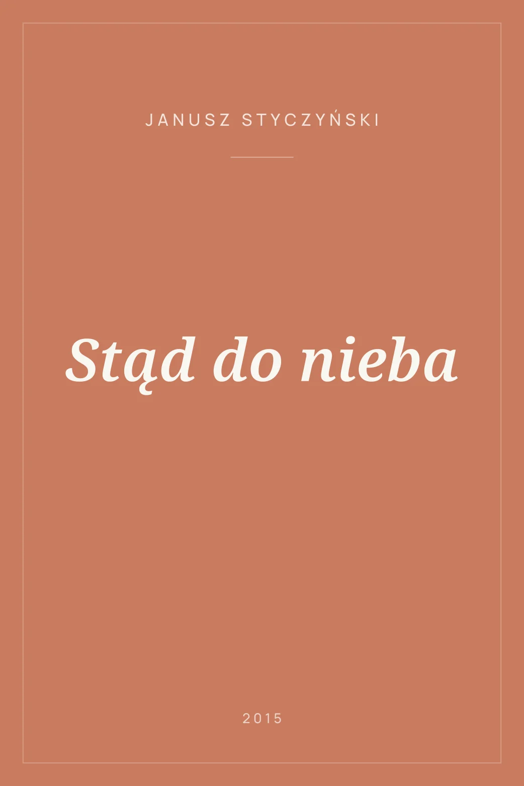 Portada de Stąd do nieba