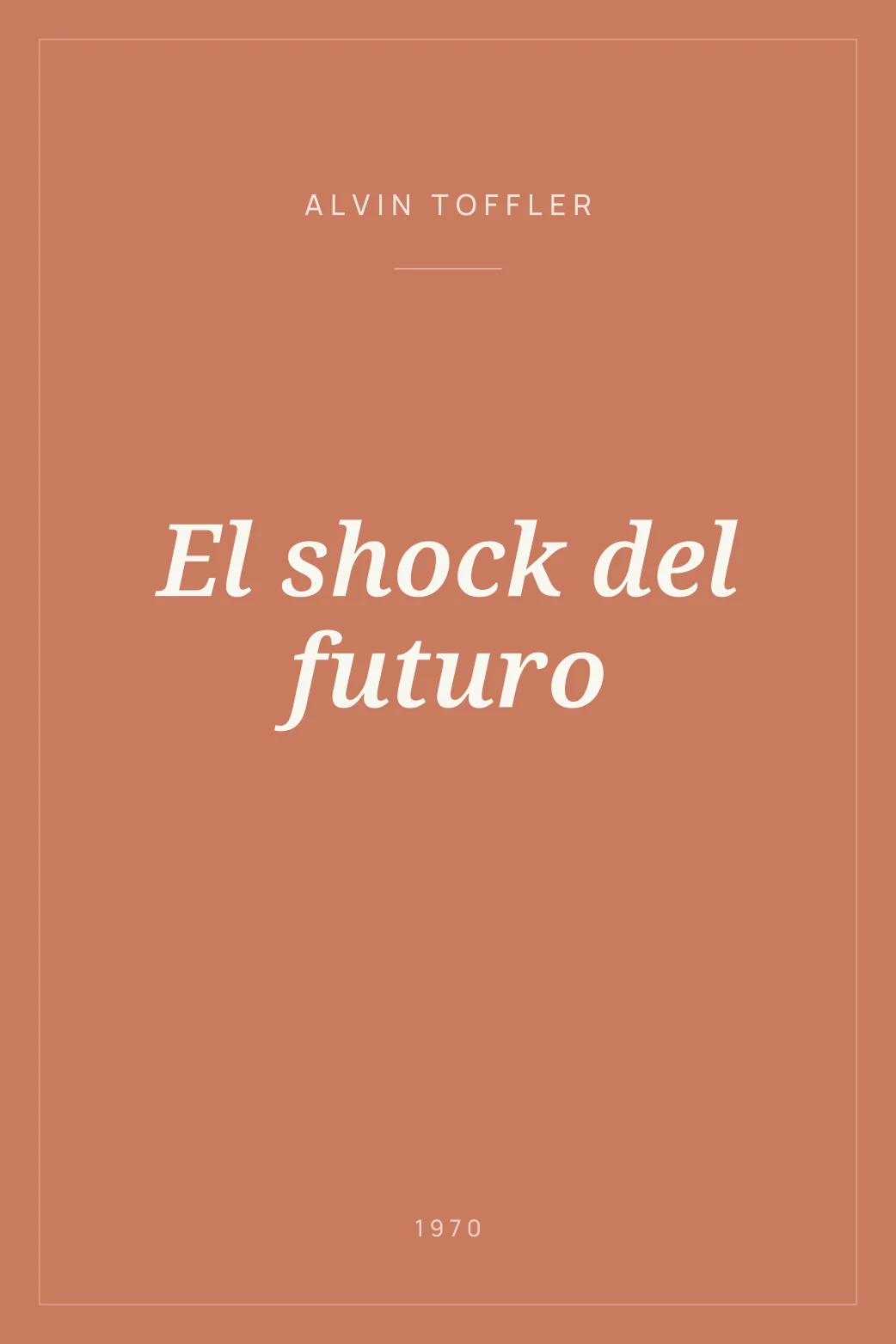 Portada de El shock del futuro