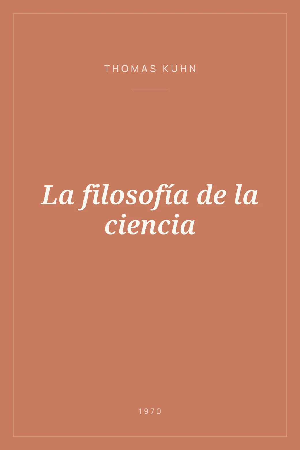 Portada de La filosofía de la ciencia