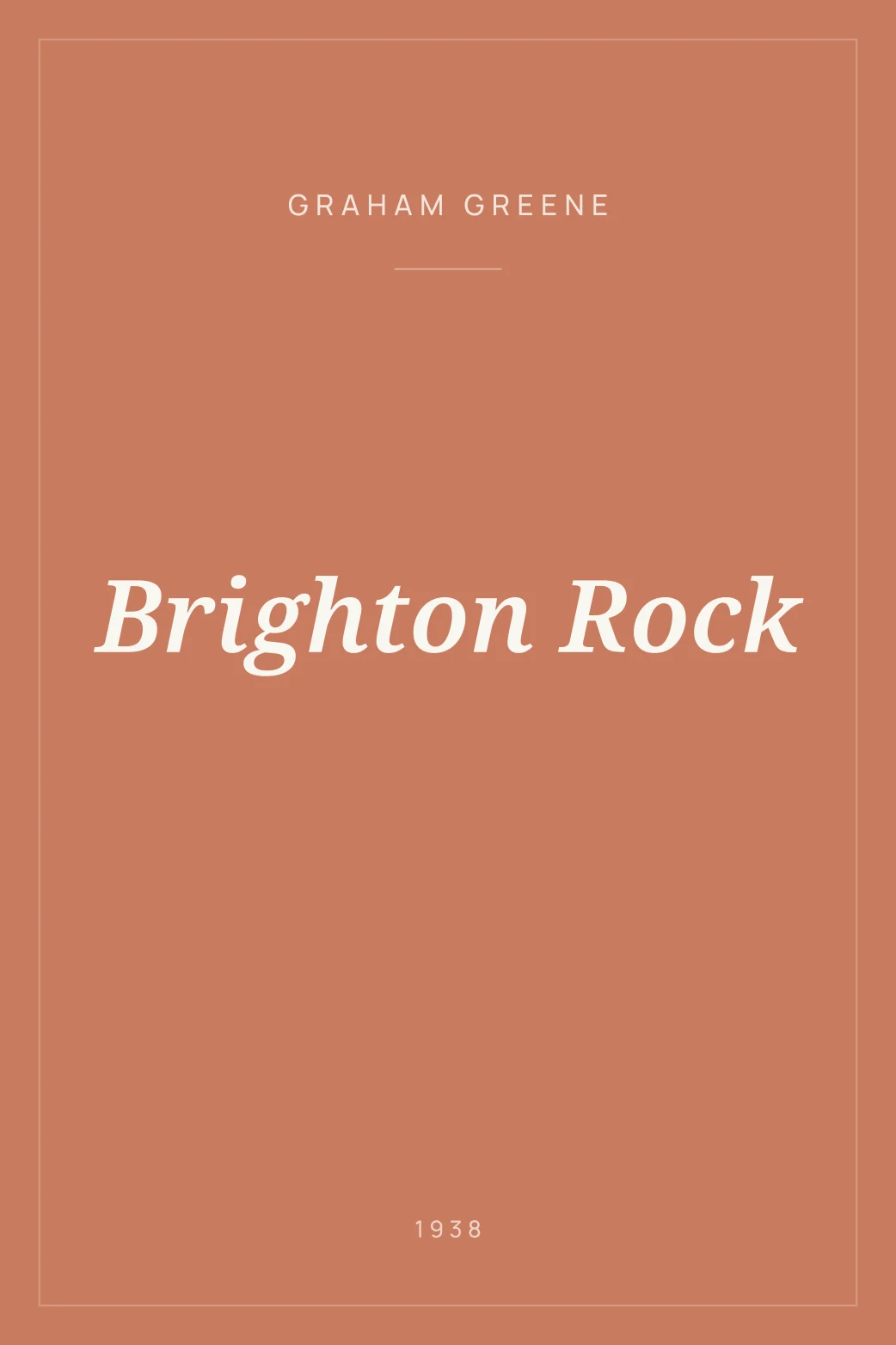 Portada de Brighton Rock
