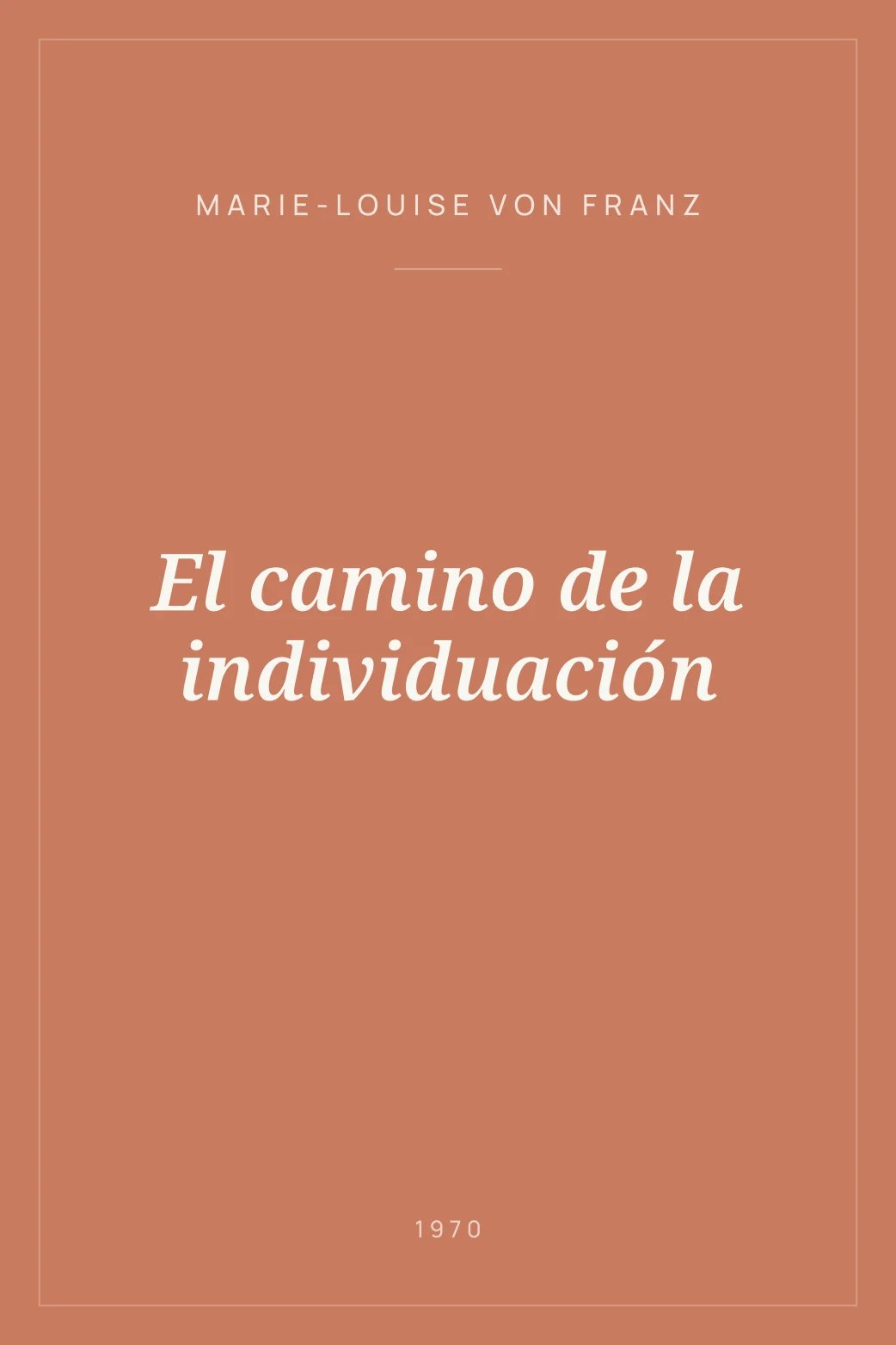Portada de El camino de la individuación