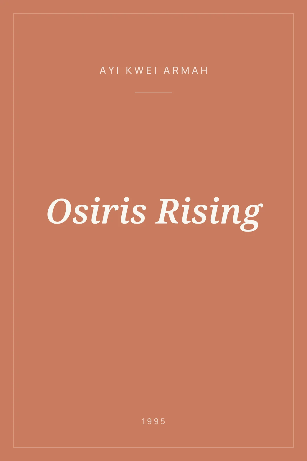 Portada de Osiris Rising