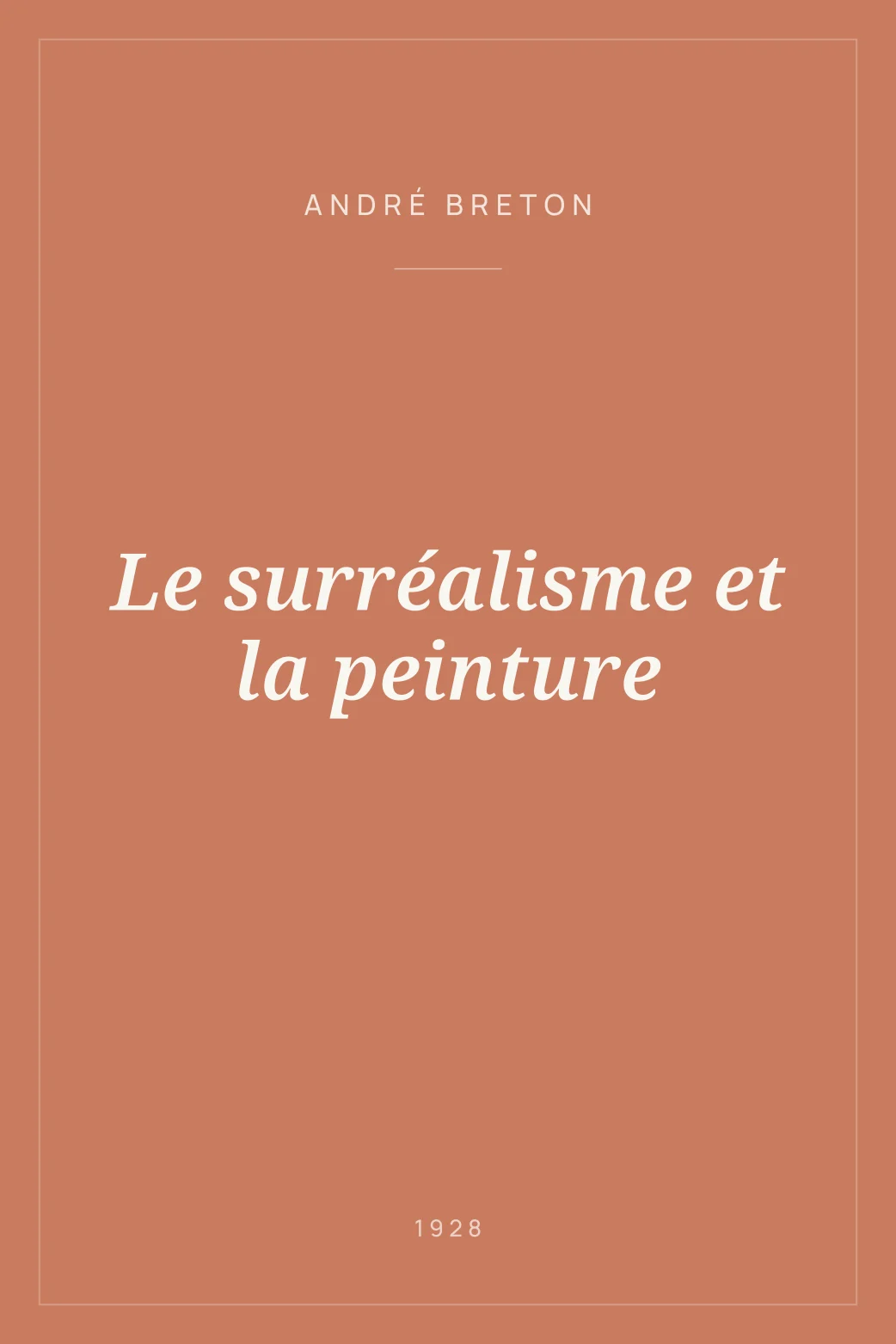 Portada de Le surréalisme et la peinture