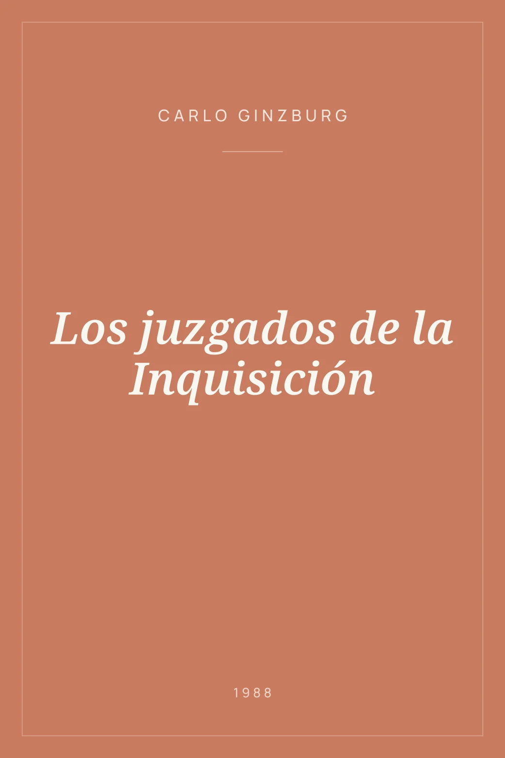 Portada de Los juzgados de la Inquisición