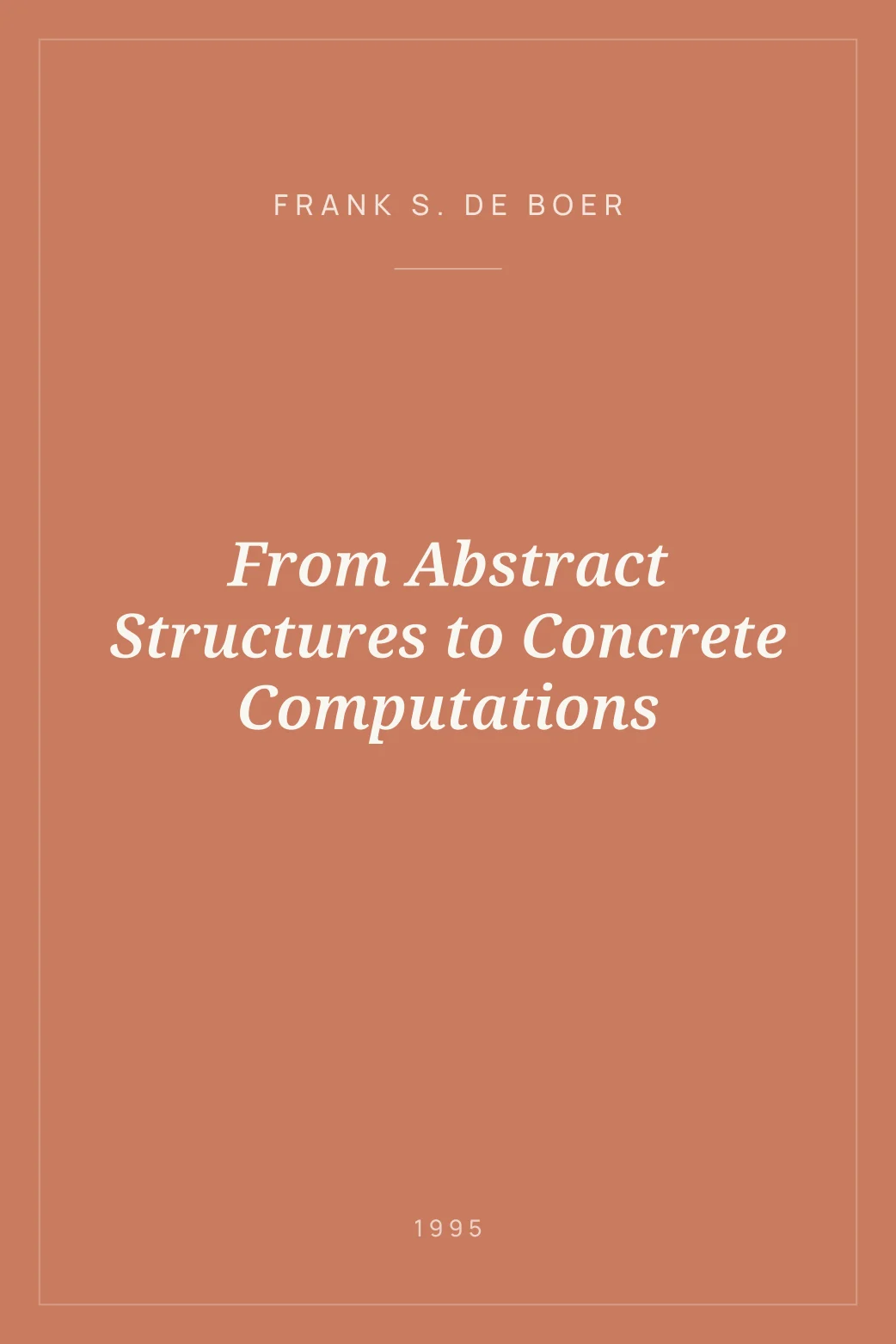 Portada de From Abstract Structures to Concrete Computations