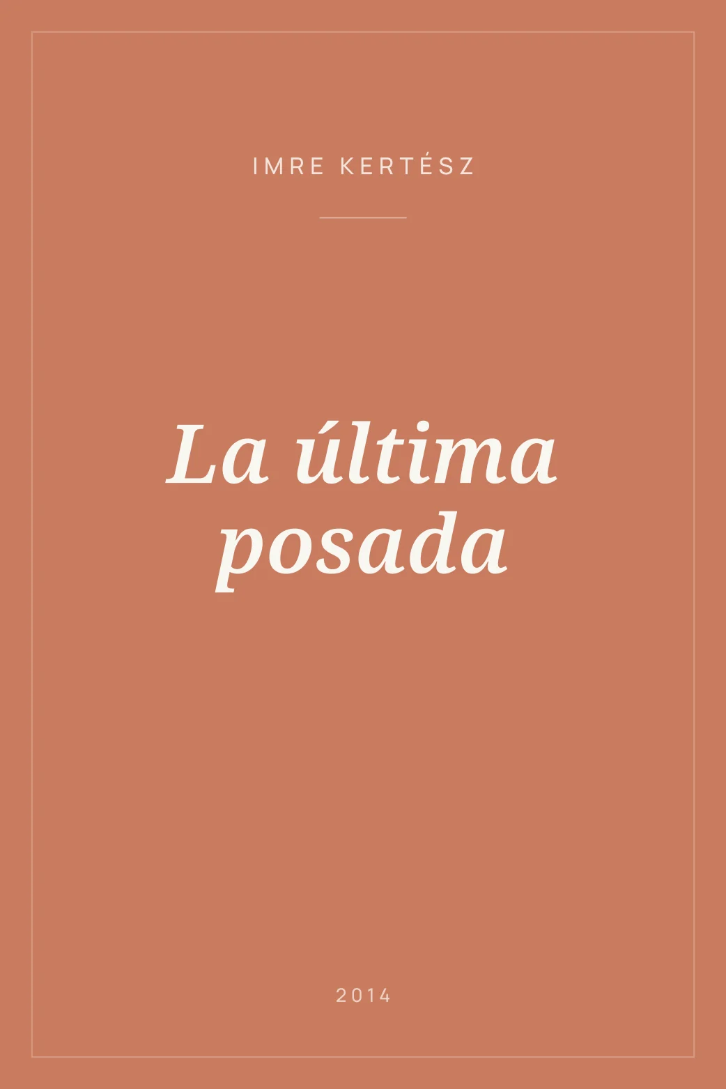 Portada de La última posada