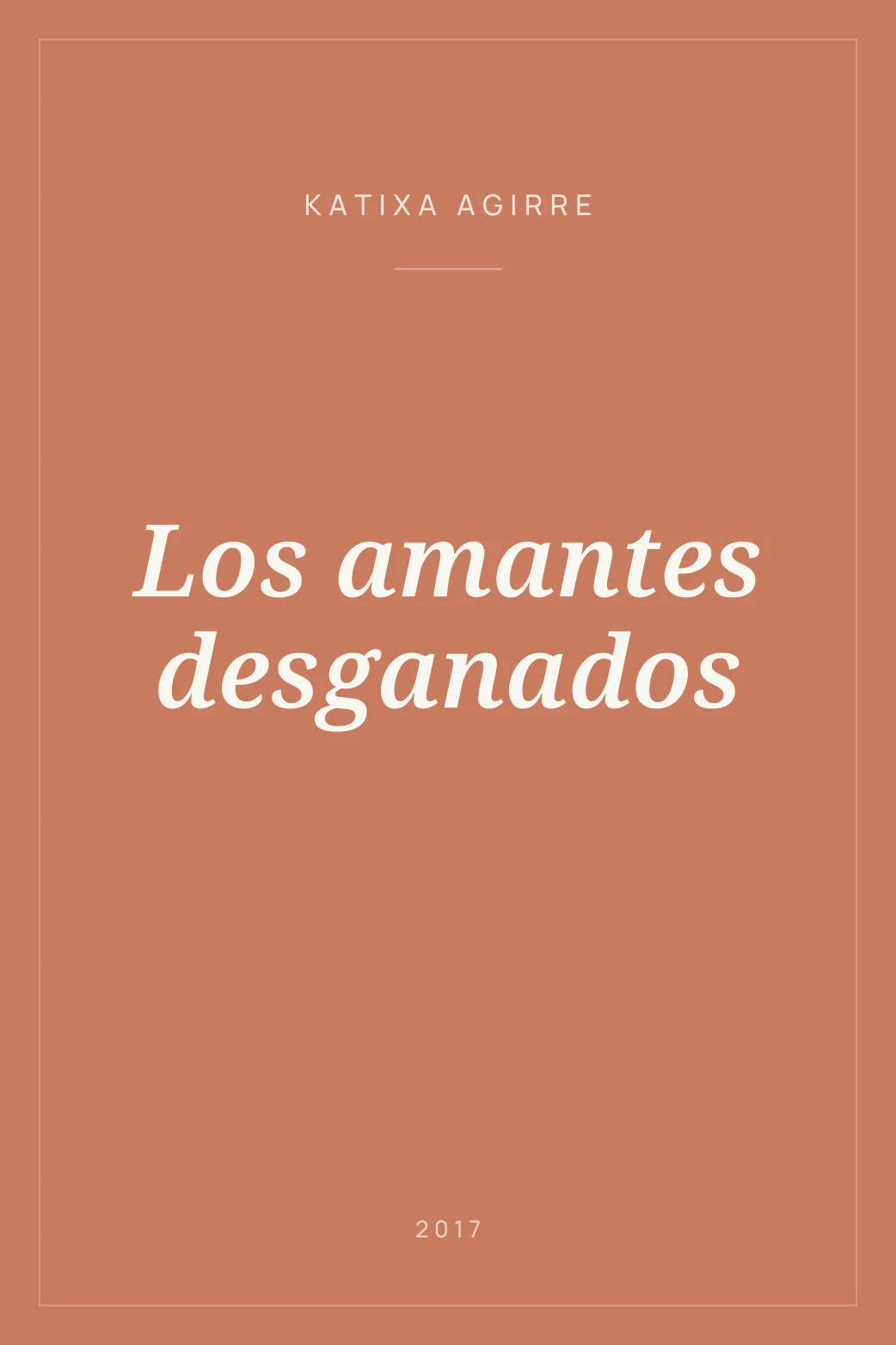 Portada de Los amantes desganados