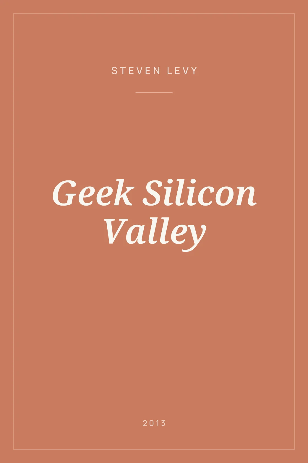 Portada de Geek Silicon Valley