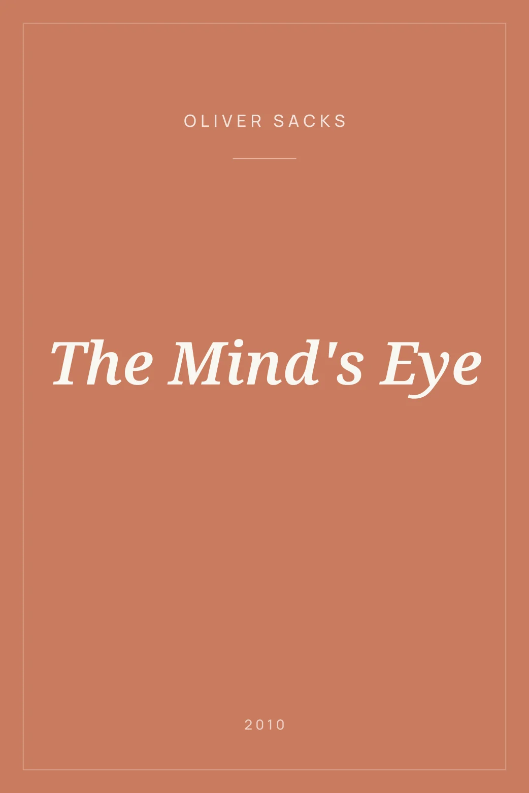 Portada de The Mind's Eye