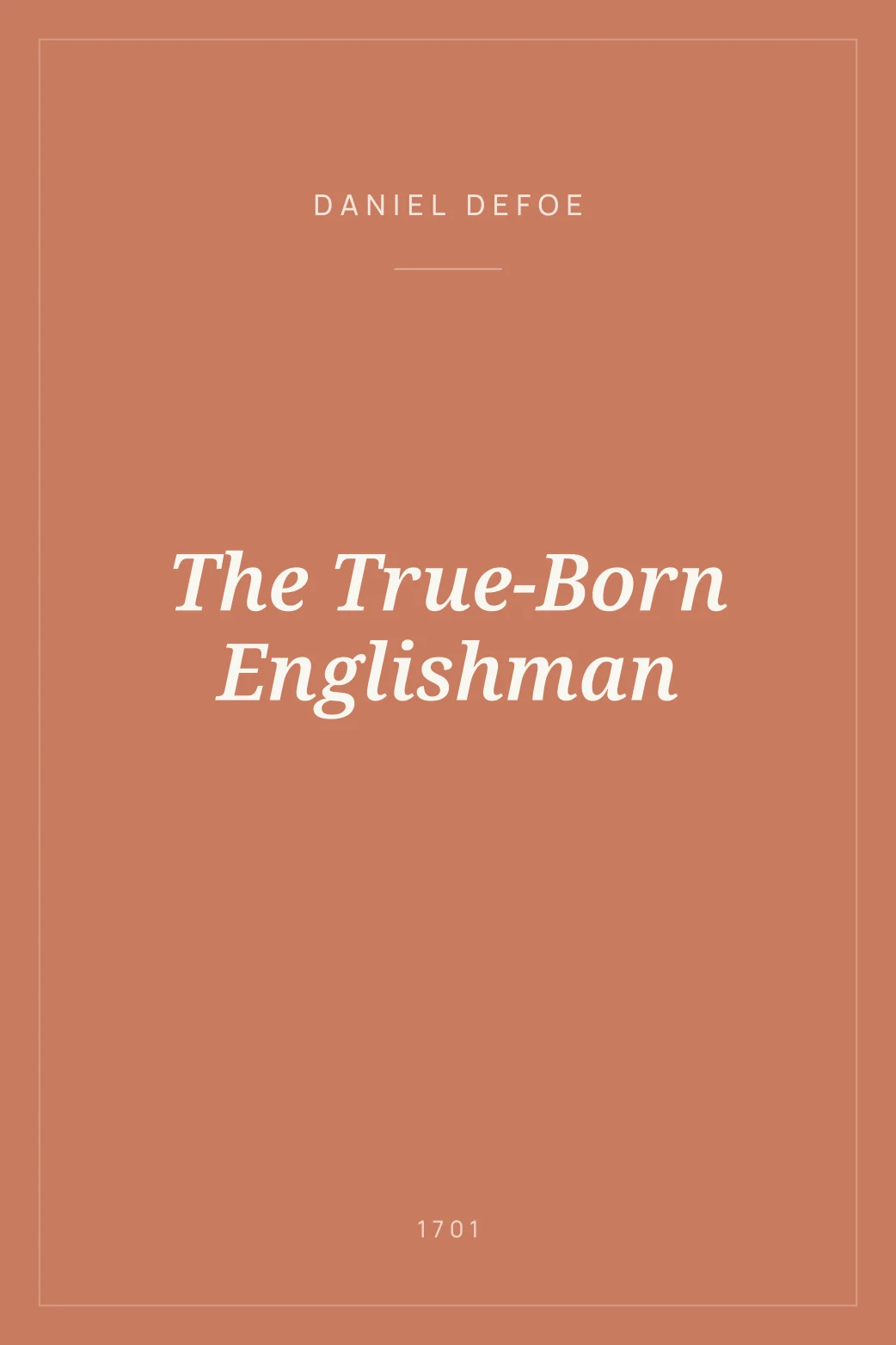 Portada de The True-Born Englishman