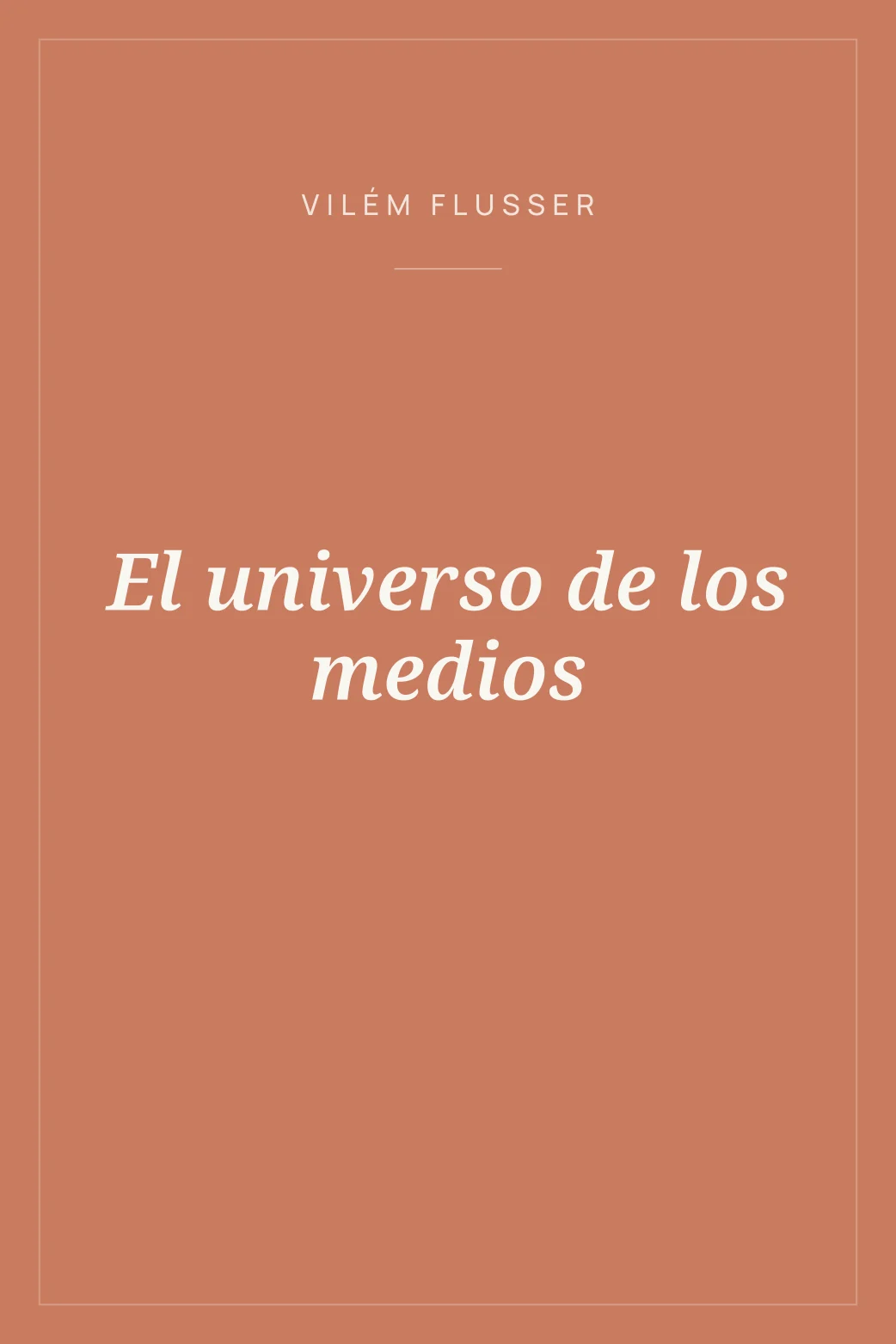 Portada de El universo de los medios