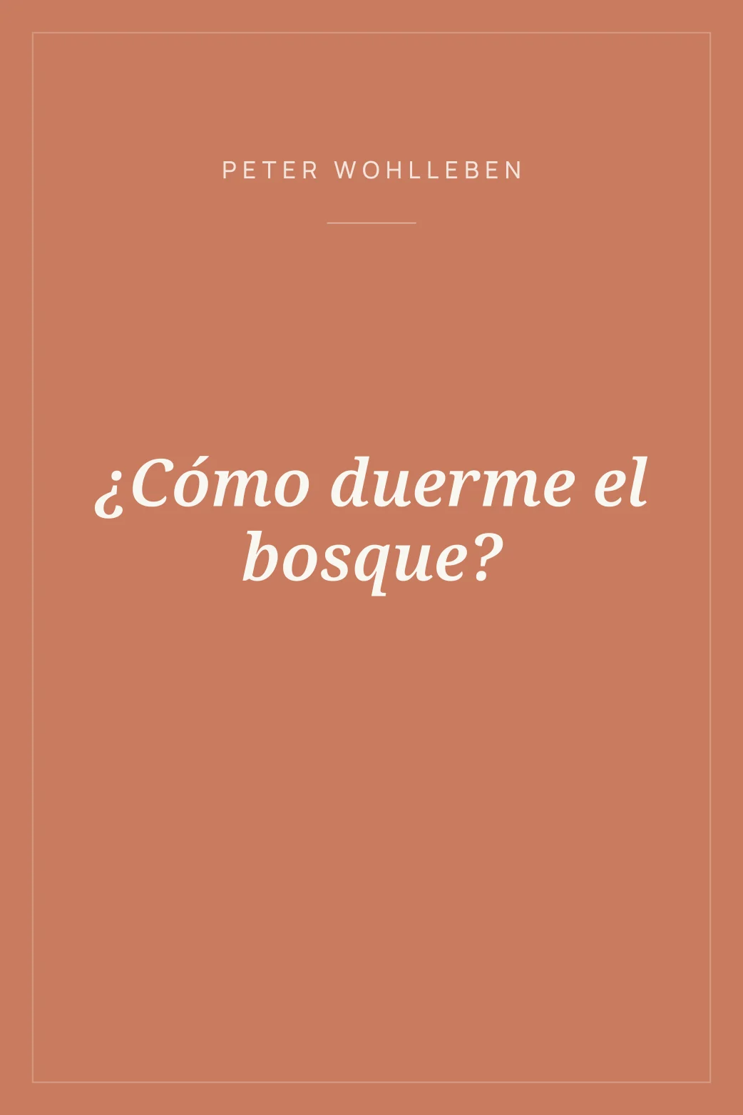 Portada de ¿Cómo duerme el bosque?