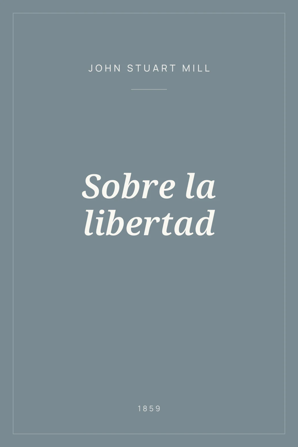 Portada de Sobre la libertad