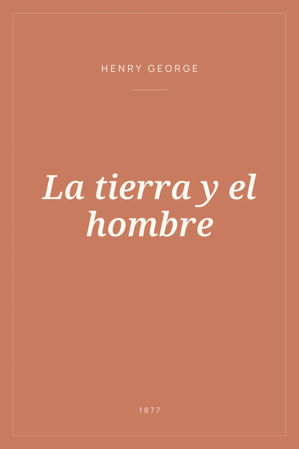 Portada de La tierra y el hombre