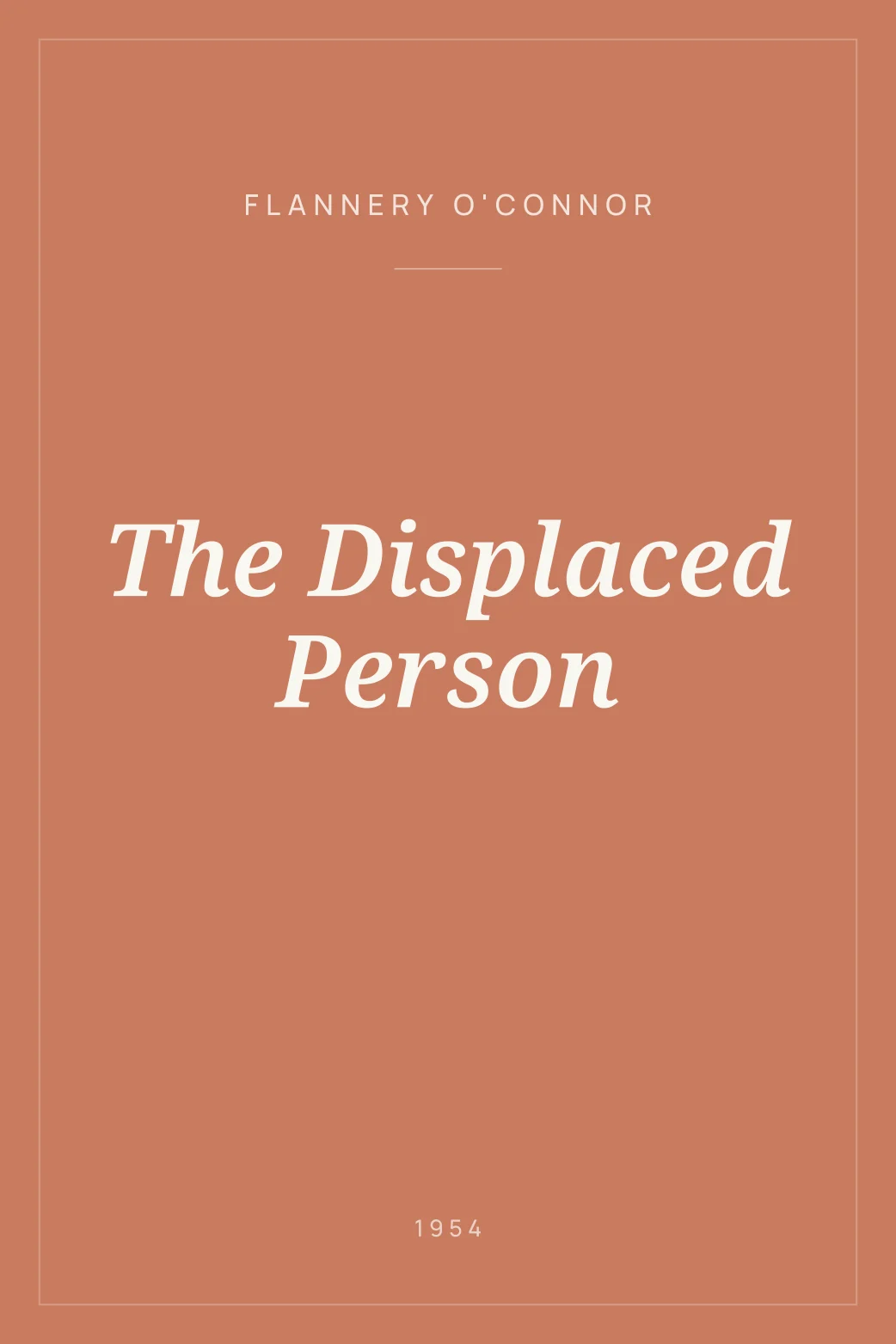 Portada de The Displaced Person
