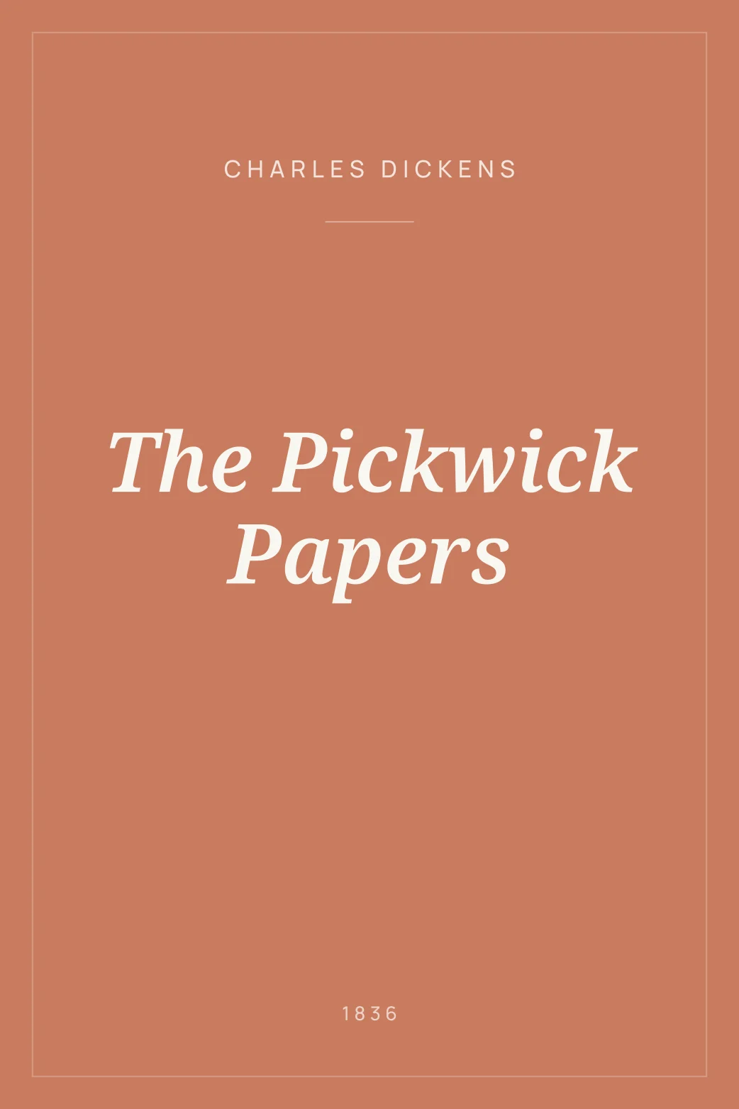 Portada de The Pickwick Papers