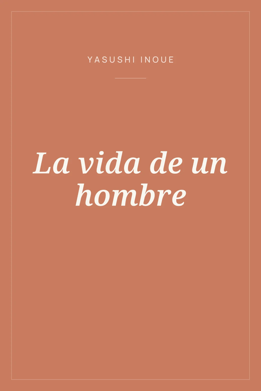 Portada de La vida de un hombre