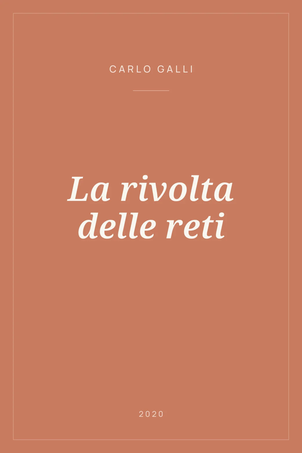 Portada de La rivolta delle reti