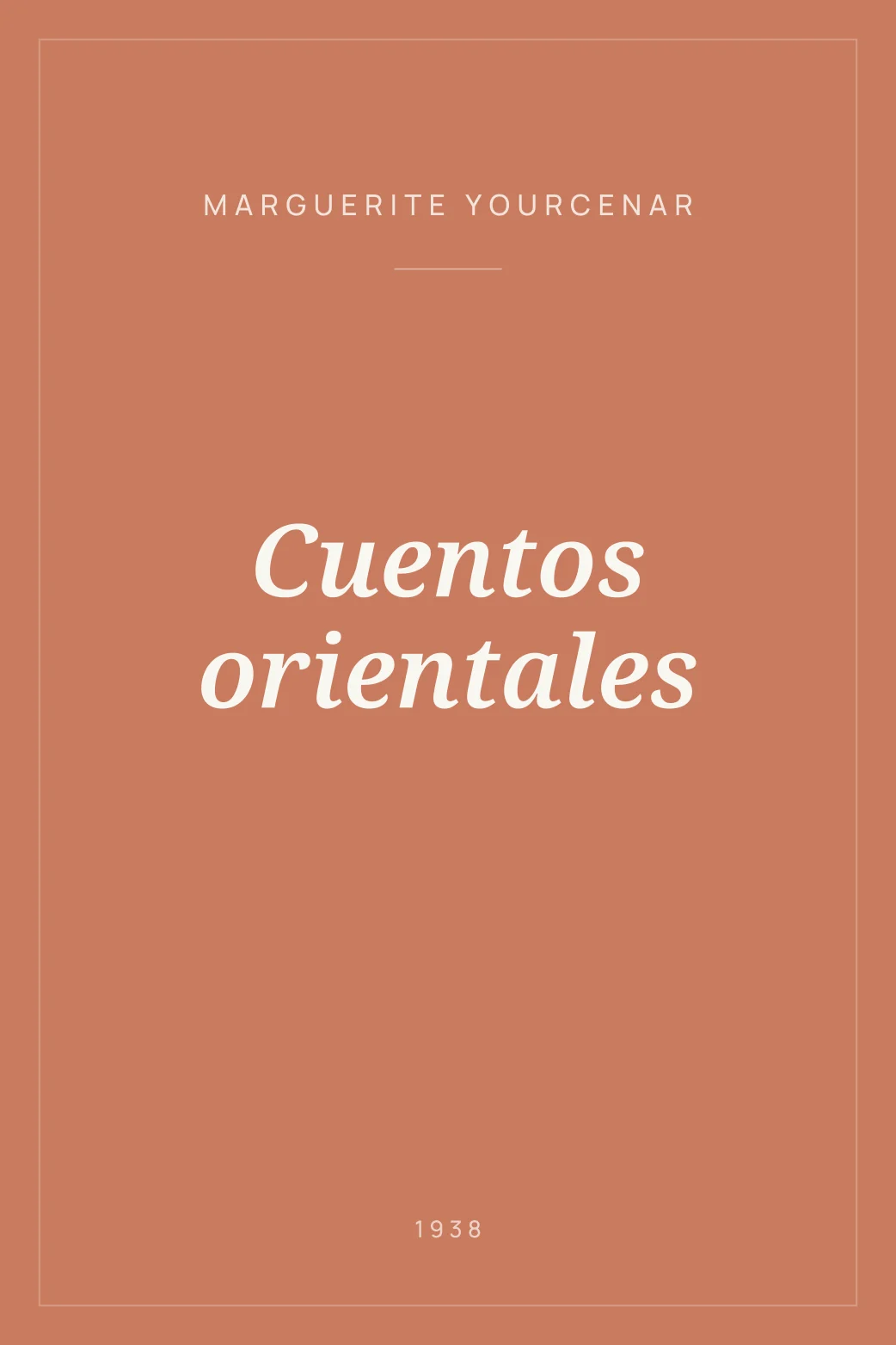 Portada de Cuentos orientales