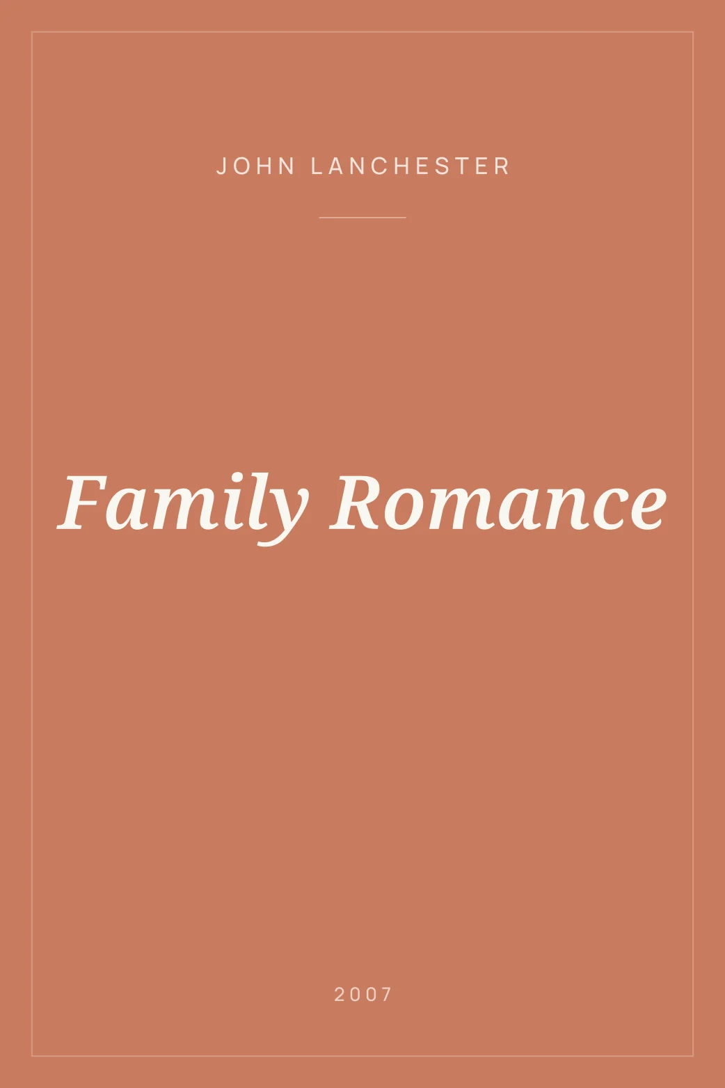 Portada de Family Romance