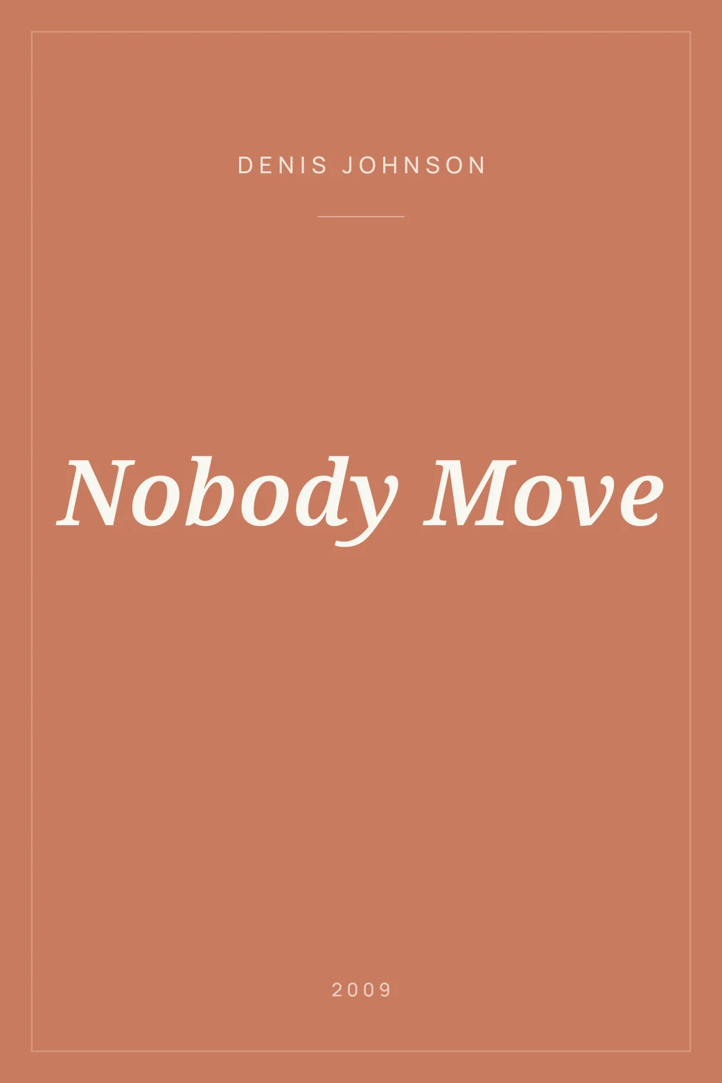 Portada de Nobody Move