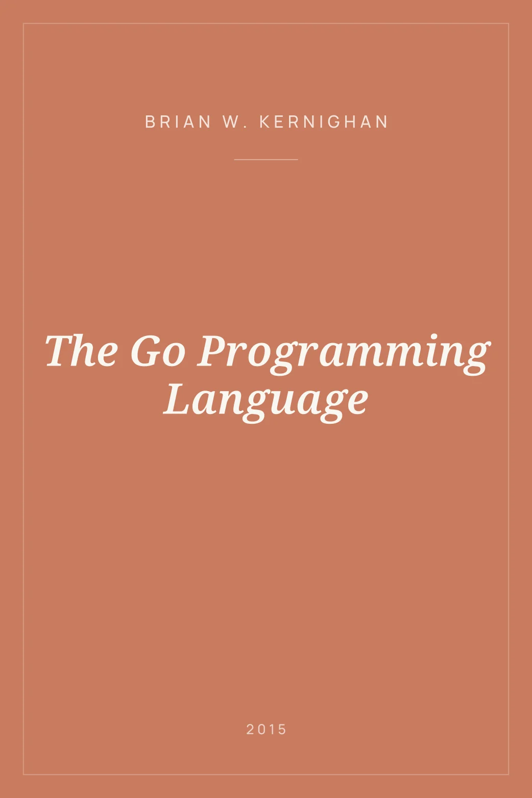 Portada de The Go Programming Language