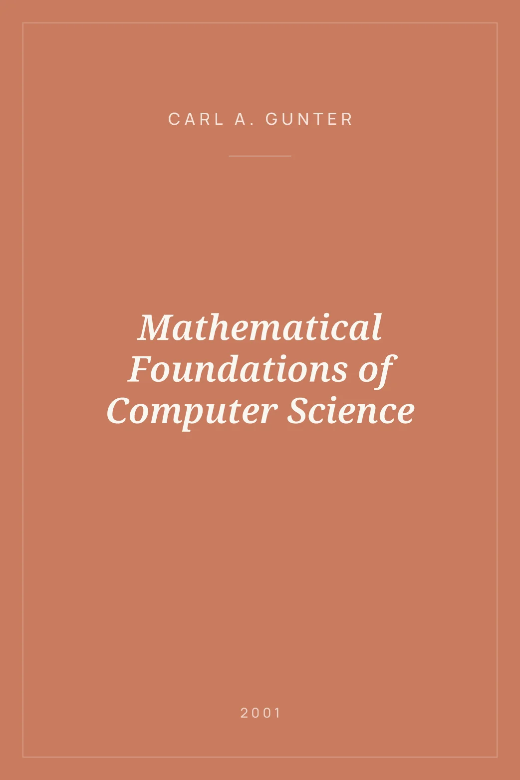 Portada de Mathematical Foundations of Computer Science