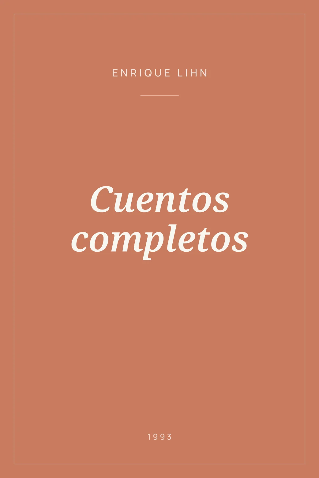 Portada de Cuentos completos